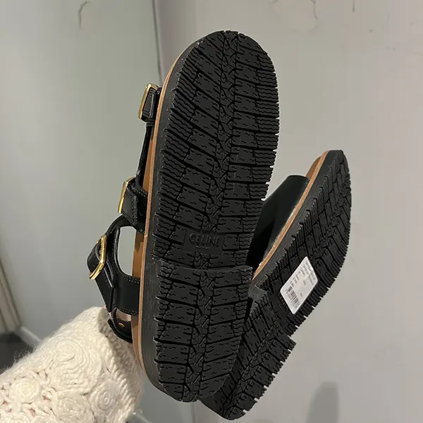 定番人気★セリーヌ トリオンフ レザー サンダル 25 2色 359743644C.38NO
