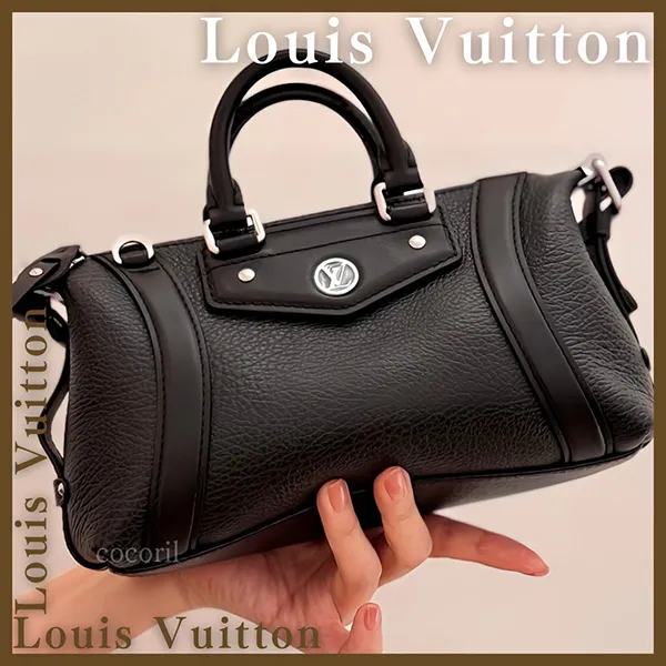 【ナノサイズが可愛い♪】◆ルイヴィトン 偽物◆LV バイカー・ナノ 黒 M14623