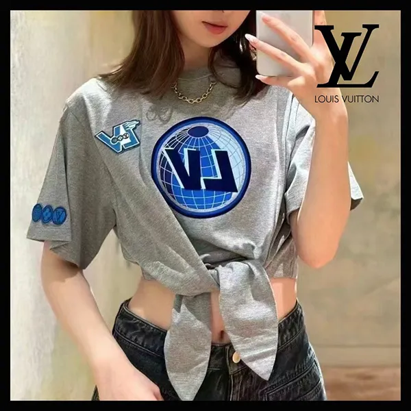 【大人気！】ルイヴィトン コピー グローブセルフタイTシャツ 1ACBW3