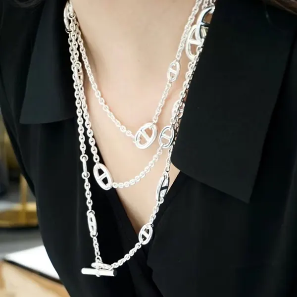 エルメス ファランドールロングネックレス 偽物 H104568B