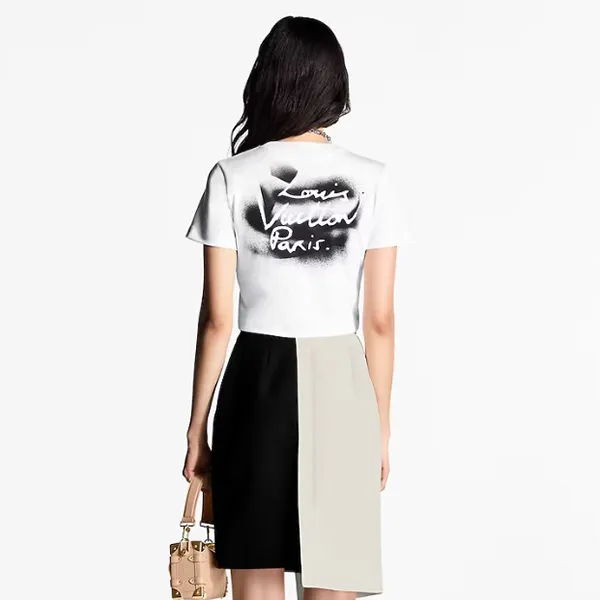 【お洒落で可愛い】ルイヴィトン スプレーTシャツ スーパーコピー 1AHK80