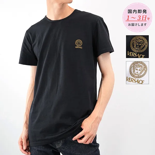 ヴェルサーチェ ヴェルサーチ クルーネック半袖Tシャツ コピー AUU01005