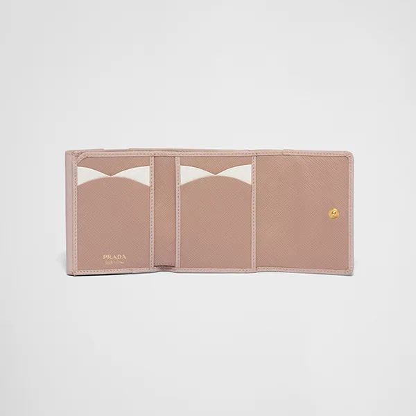 プラダ サフィアーノ 偽物 マルチカラー　三つ折り財布 1MH043_ZLP