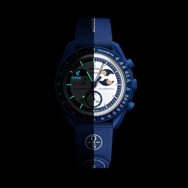 最新限定【Swatch オメガ Snoopy】MOONSWATCH MISSION TO EARTHPHASE★SO33N701L