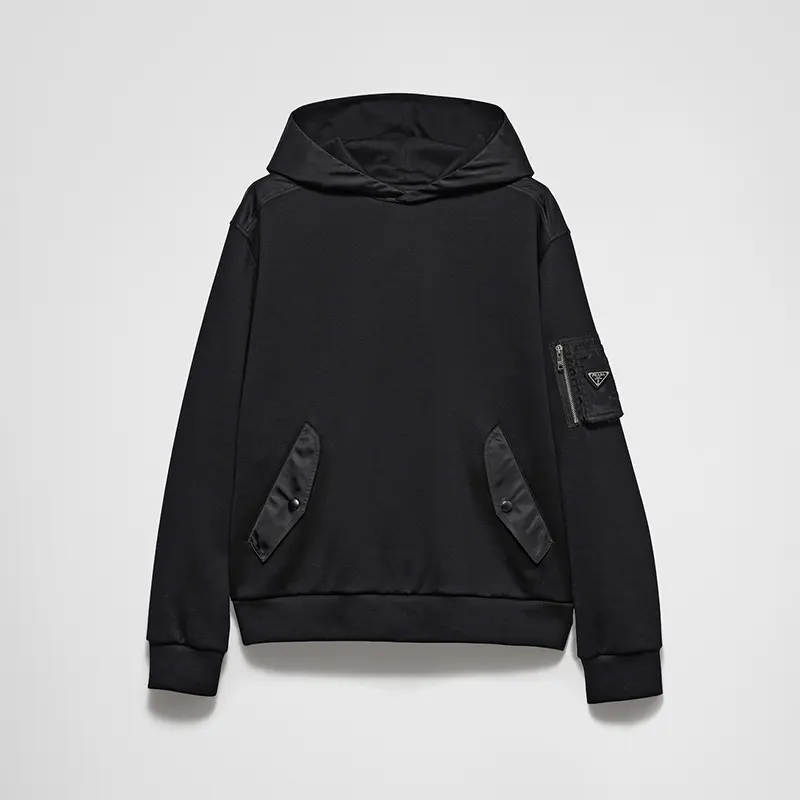 プラダ コットンフリースx Re-Nylon フーディー スーパーコピー pl84625846