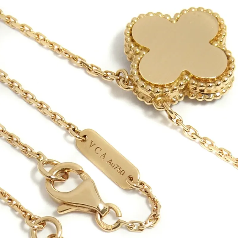 ヴァンクリーフ ホリデー 2014 限定 K18PG クリスマス限定 ネックレス 偽物 シェル 1Pダイヤ fk1224515
