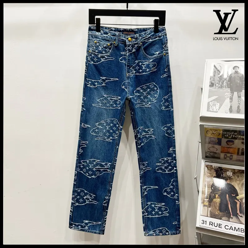 セール新作！ルイヴィトン モノグラム デニム スケートパンツ 並行輸入品 1AILUU
