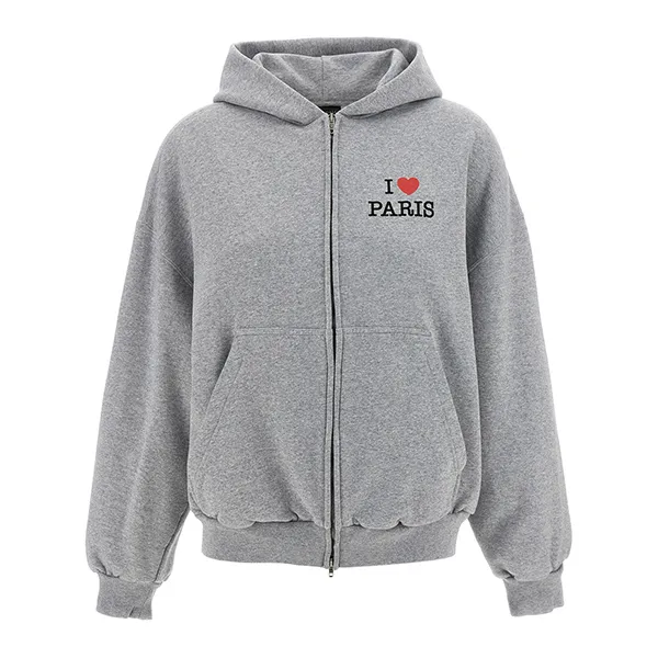 バレンシアガ I LOVE PARIS & バレンシアガ 偽物 アンダーアーマー ジップアップパーカー 803264TSVI51300