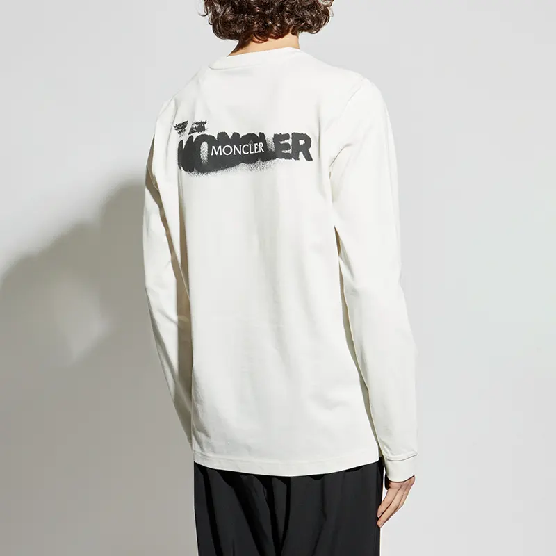 モンクレール n級品 グラフィック ロング Tシャツ 2色 mk31156263