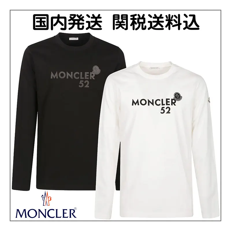 モンクレール ロゴ ロングスリーブ 长袖 Tシャツ 並行輸入品 2色 mk21135521