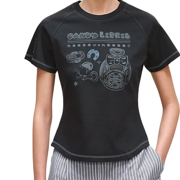 即発★大人可愛い★【エルメス】キャンディリブリス Tシャツ 偽物 h259252