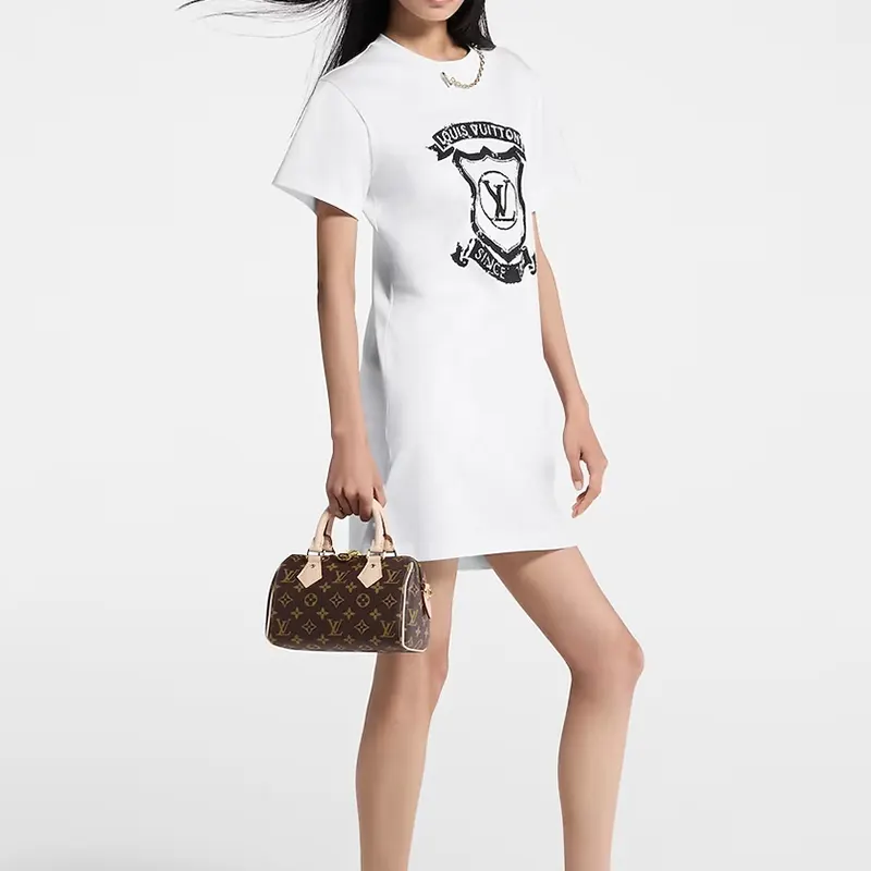 ルイヴィトン クレスト Tシャツドレス スーパーコピー 2色 1AIANQ