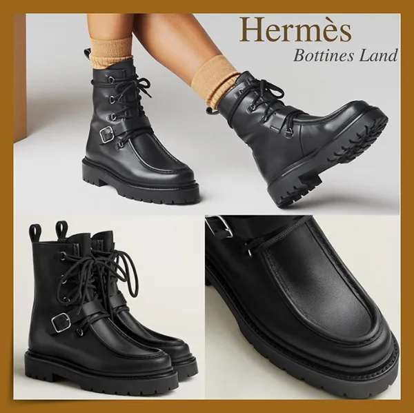 【エルメス】Land ブーツ コピー ladies H252104Z この秋冬に カジュアル お洒落