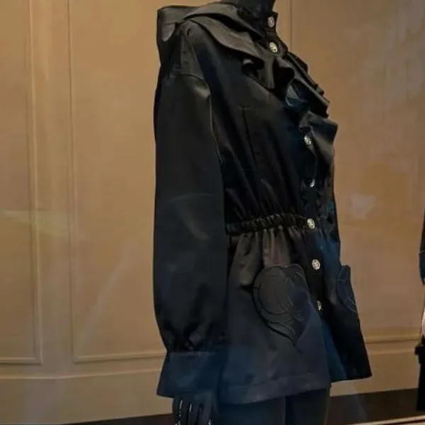 25/26AW しなやかな光沢♡【シャネル】シルクサテンパーカー 偽物 P80435-V72785-94305