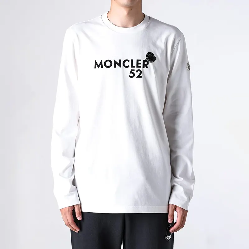 モンクレール ロゴ ロングスリーブ 长袖 Tシャツ 並行輸入品 2色 mk21135521