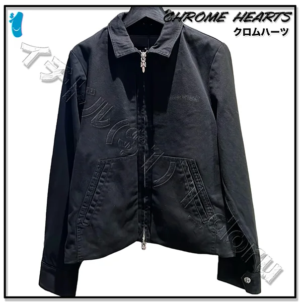 大人気★即完売必至＋クロムハーツ＋ レター デニム ジャケット JACKET DAGGER ZIP 25918