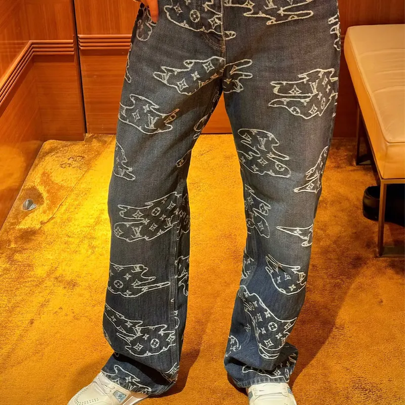 セール新作！ルイヴィトン モノグラム デニム スケートパンツ 並行輸入品 1AILUU