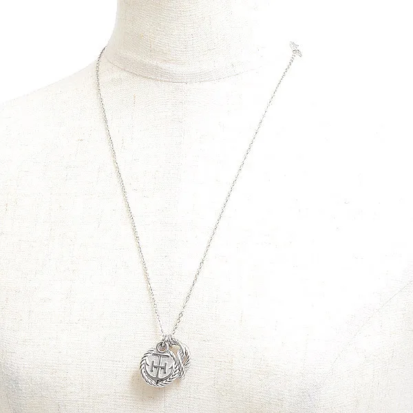 エルメス Hロゴ シルバー ネックレス N級品 h25913