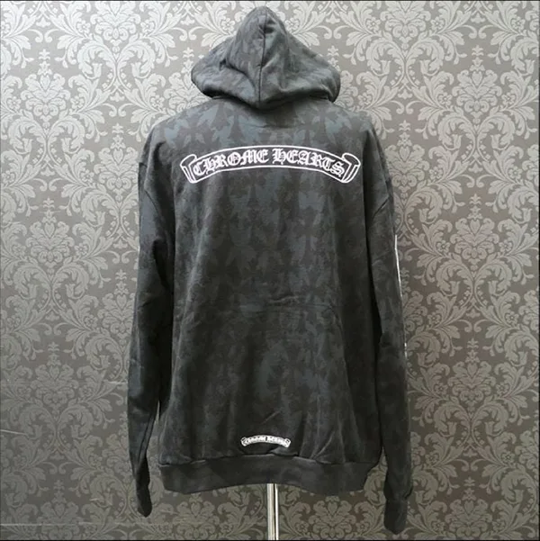 超人気☆クロムハーツ N級品 グレイブヤード セメタリークロス スウェット フーディ パーカー 2591028