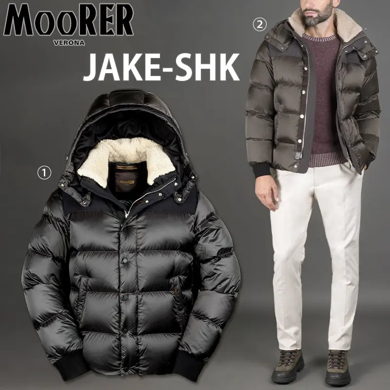 ムーレー n級品 JAKE-SHK ジェイク メンズ ダウンジャケッ 2色 moo315521
