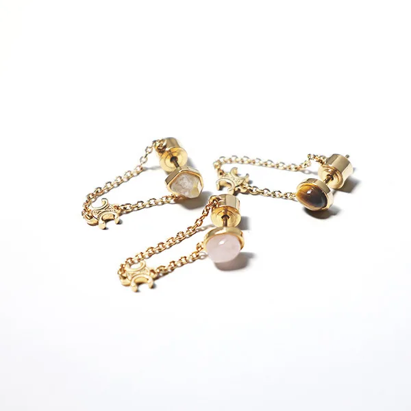 セリーヌ ピアス コピー Triomphe Indie Earrings 3点セット 460RK6GPT