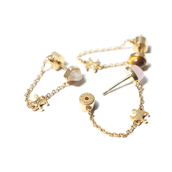 セリーヌ ピアス コピー Triomphe Indie Earrings 3点セット 460RK6GPT