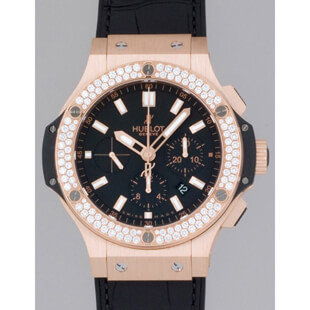 ウブロHUBLOTコピー ビッグ・バン エボリューション 301.PX.1180.GR.1104 ダイヤベゼル ブラックラバー ブラック